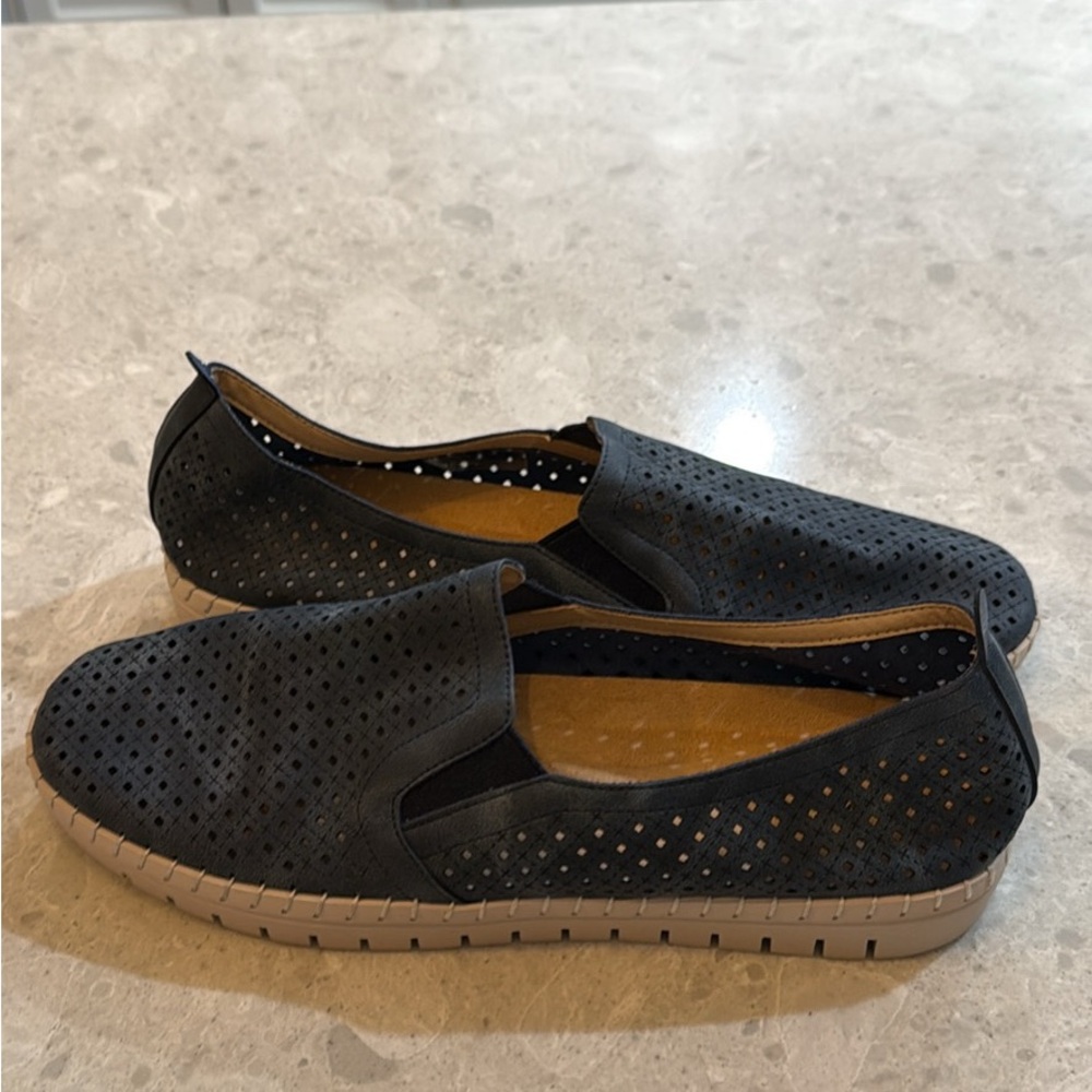 Skechers Blue Perforated Espadrilles